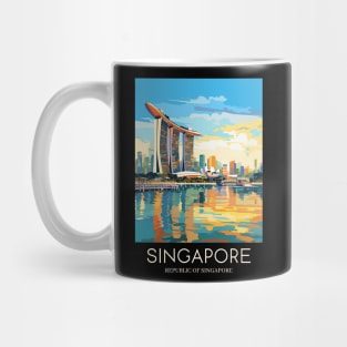 A Pop Art Travel Print of Singapore Mug